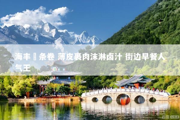 海丰粿条卷 薄皮裹肉沫淋卤汁 街边早餐人气王
